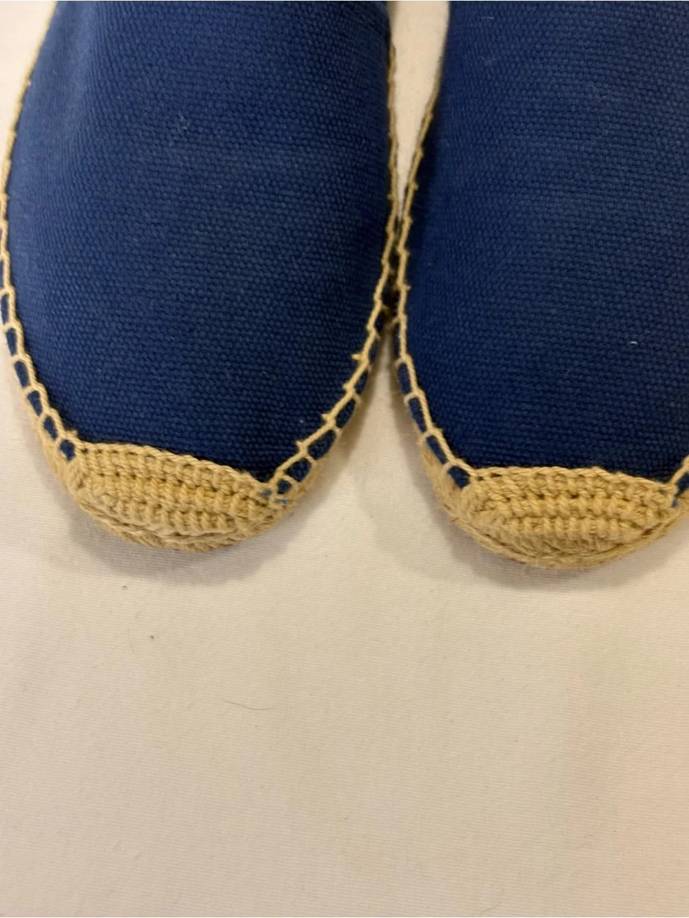 Soludos Navy Canvas Espadrille Slip-Ons SZ 5.5 EUC $85